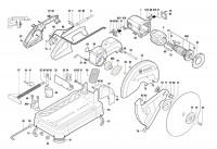 Bosch 3 601 M38 0P0 GCO 240 Cutoff saw Spare Parts